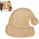 Servierbrett Weihnachtsmannmütze