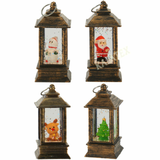 Laterne Weihnachtsfigur